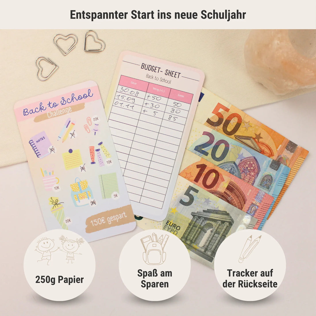 Back to School Challenge (Sparziel 150€)