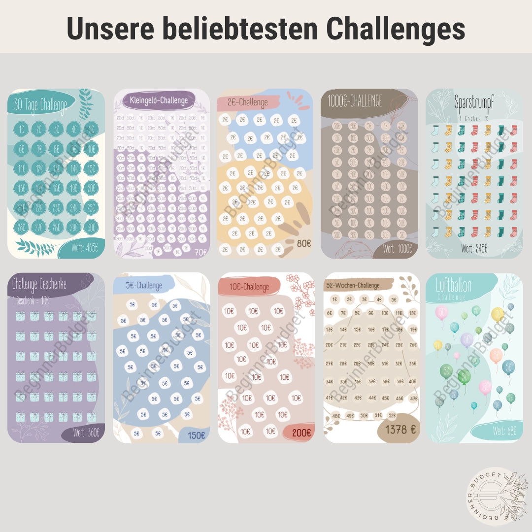 Spar-Challenge Sets – BeginnerBudget