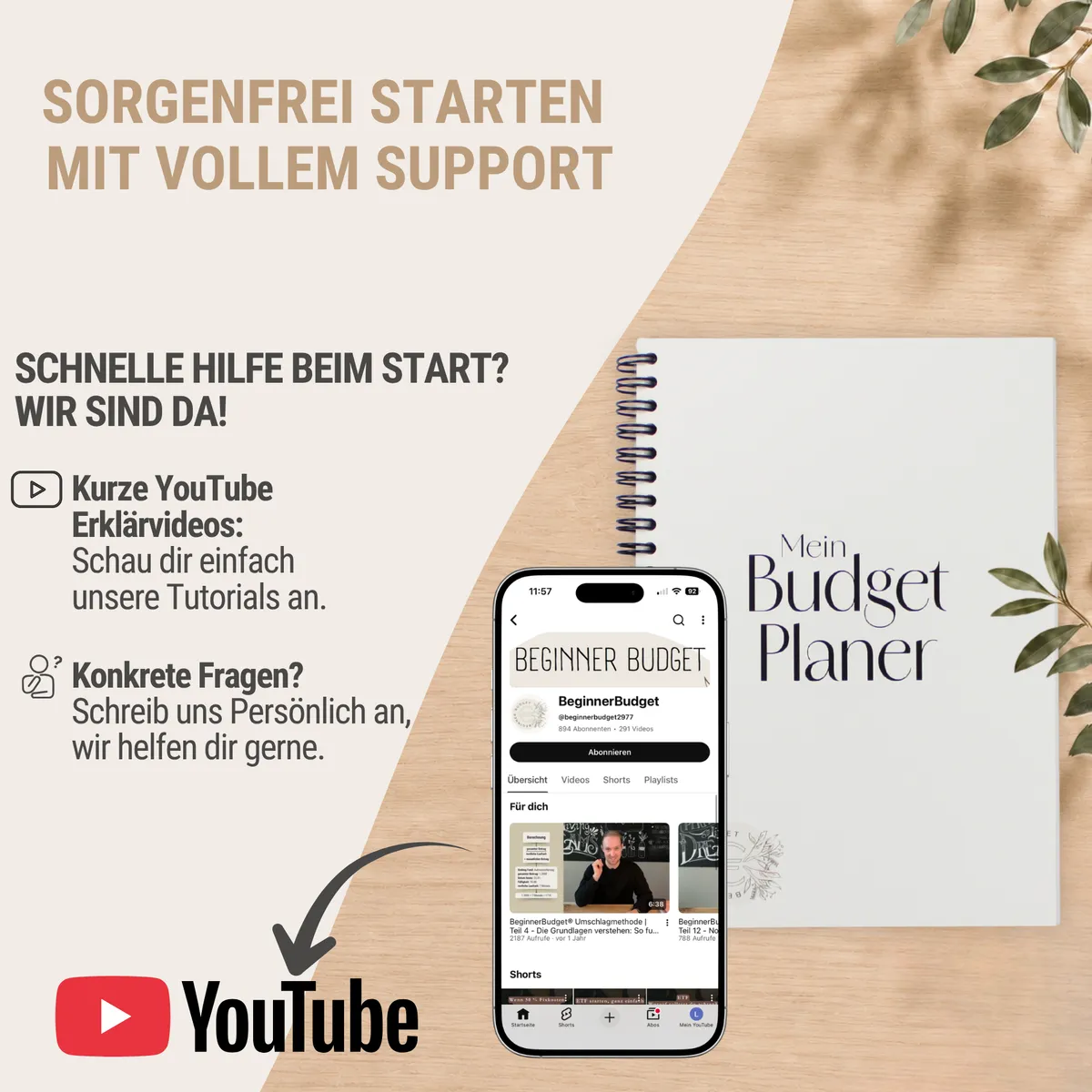 Budget Planer Minimalistisch Hilfe beim Start?