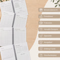 Budget Planer Minimalistisch Inhalt