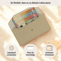 Cash Stuffing Etui In Use Beige