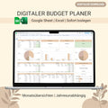 Digitaler Budgetplaner (Google Sheets & Excel)