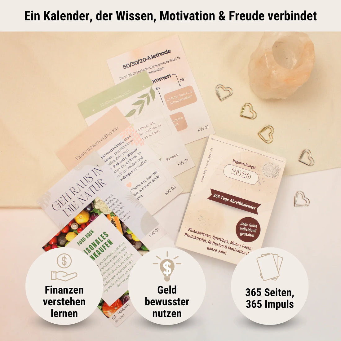 Abreißkalender 2026 - 365 Tage Finanzwissen