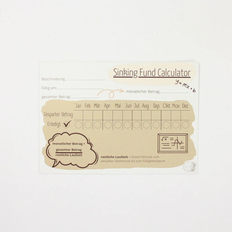 Sinking Fund Calculator