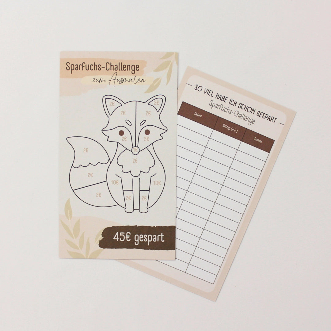 Sparfuchs-Challenge (Sparziel 45€)