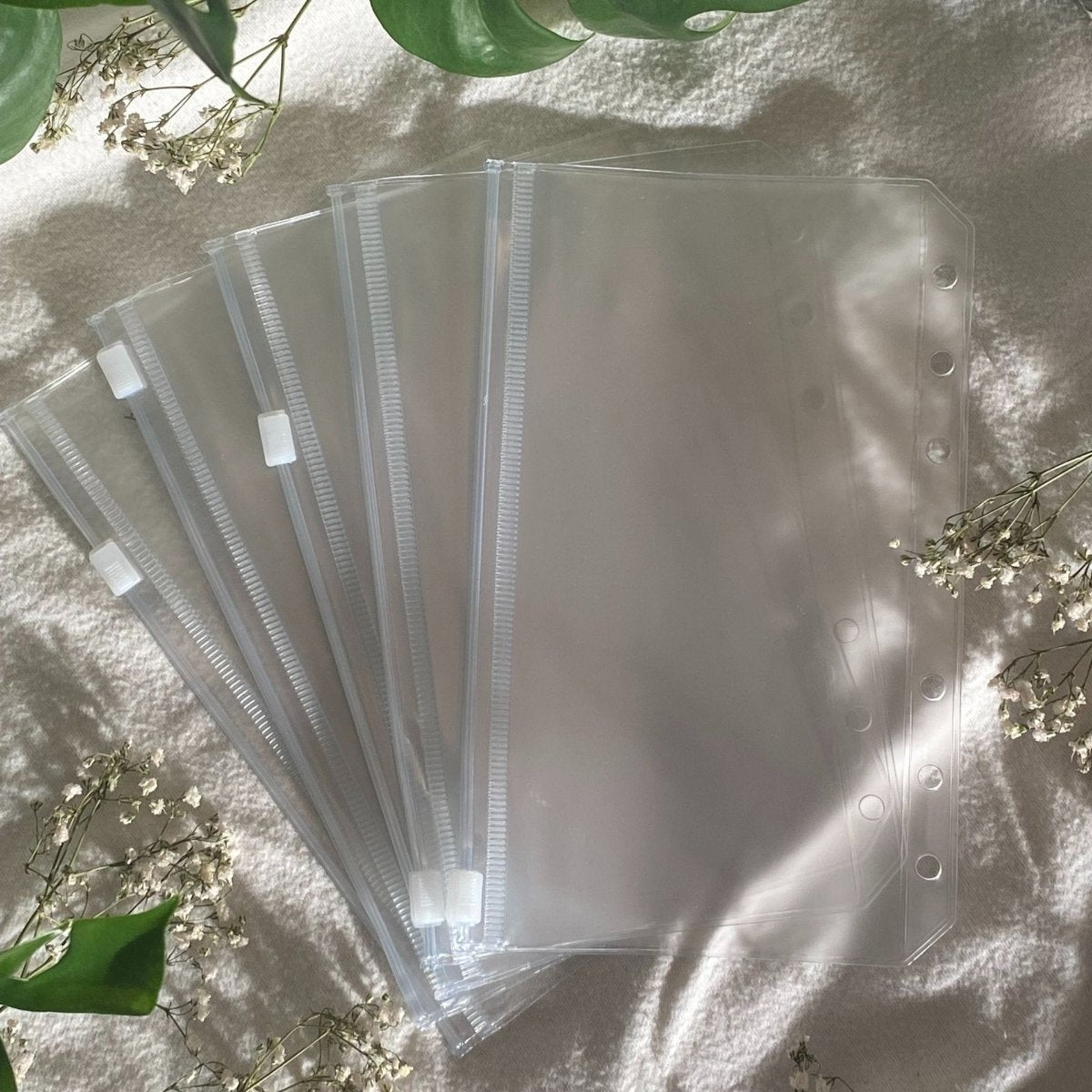 Klarsichthülle (4er-Set) / Aufbewahrung für Ringplaner - Personal - 9,5 x 17,1 cm Titelbild